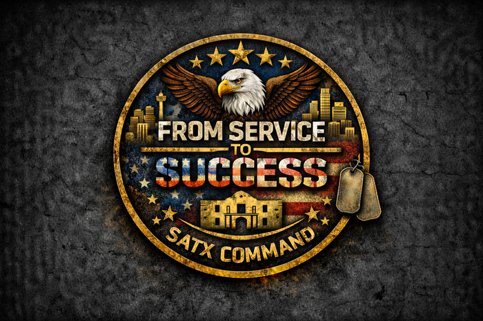 From Service to Success SATX Command emblem